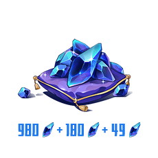 980 Opals + 229 Bonus